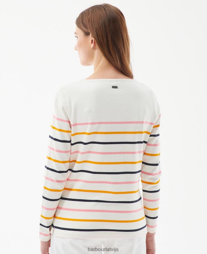 Barbour sievietes Hawkins tops P8J88A1656 apģērbs mākoņu josla