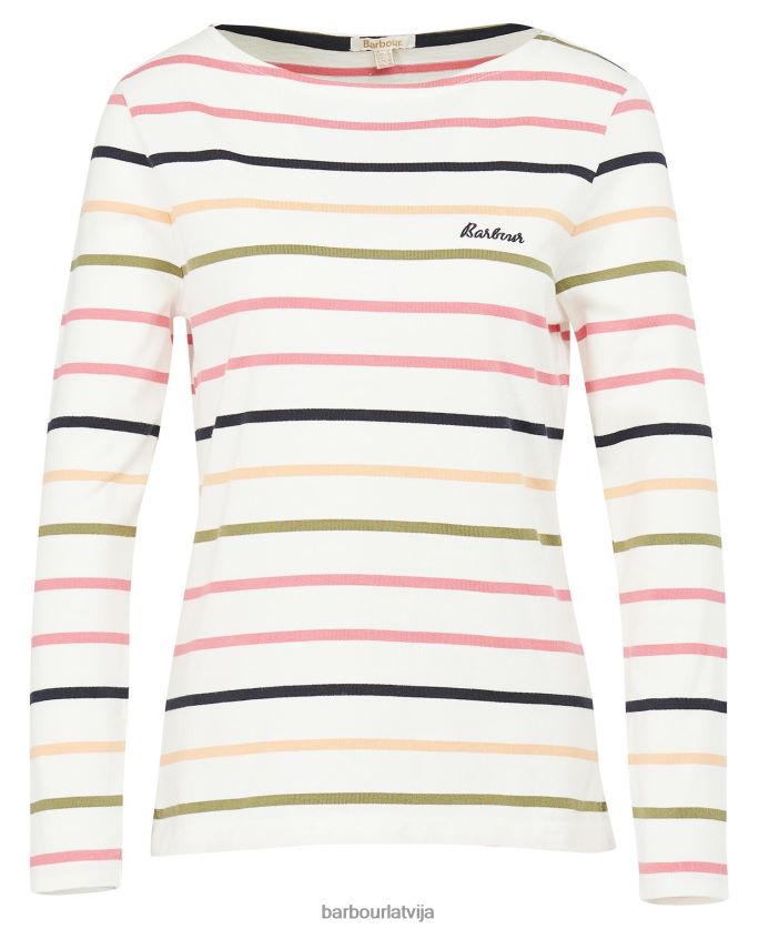 Barbour sievietes Hawkins tops P8J88A1665 apģērbs mākoņu josla