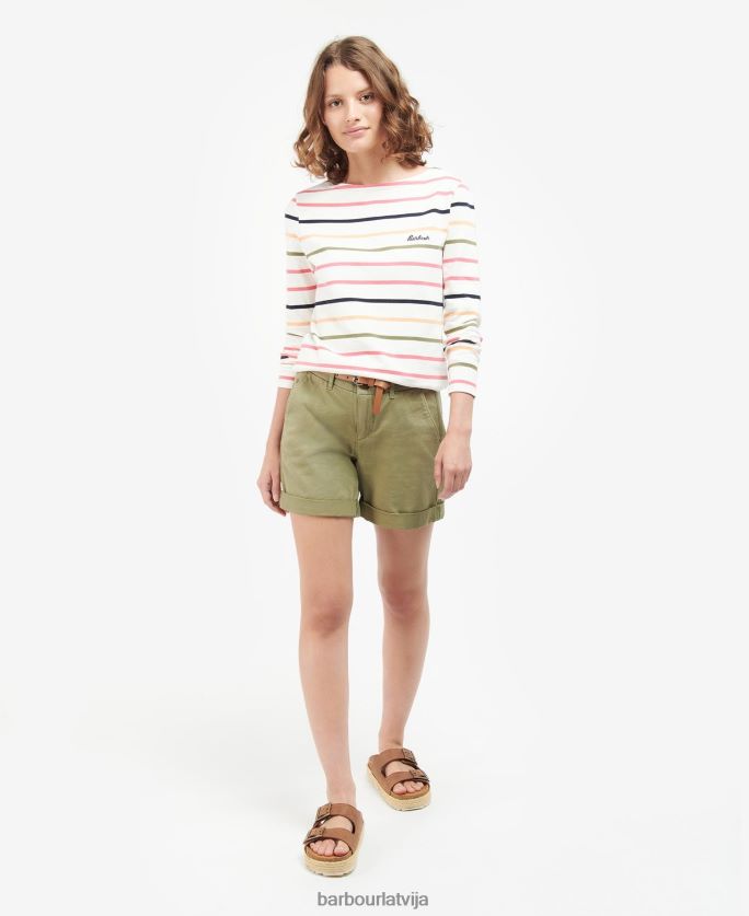 Barbour sievietes Hawkins tops P8J88A1665 apģērbs mākoņu josla