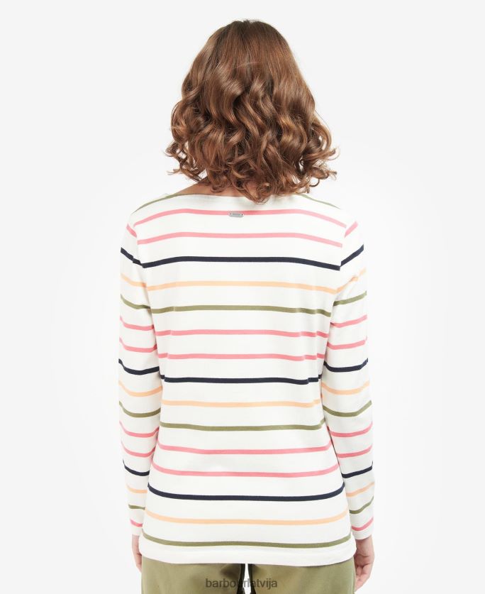 Barbour sievietes Hawkins tops P8J88A1665 apģērbs mākoņu josla