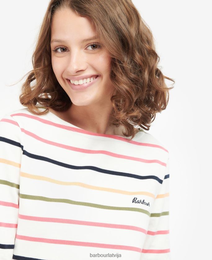 Barbour sievietes Hawkins tops P8J88A1665 apģērbs mākoņu josla