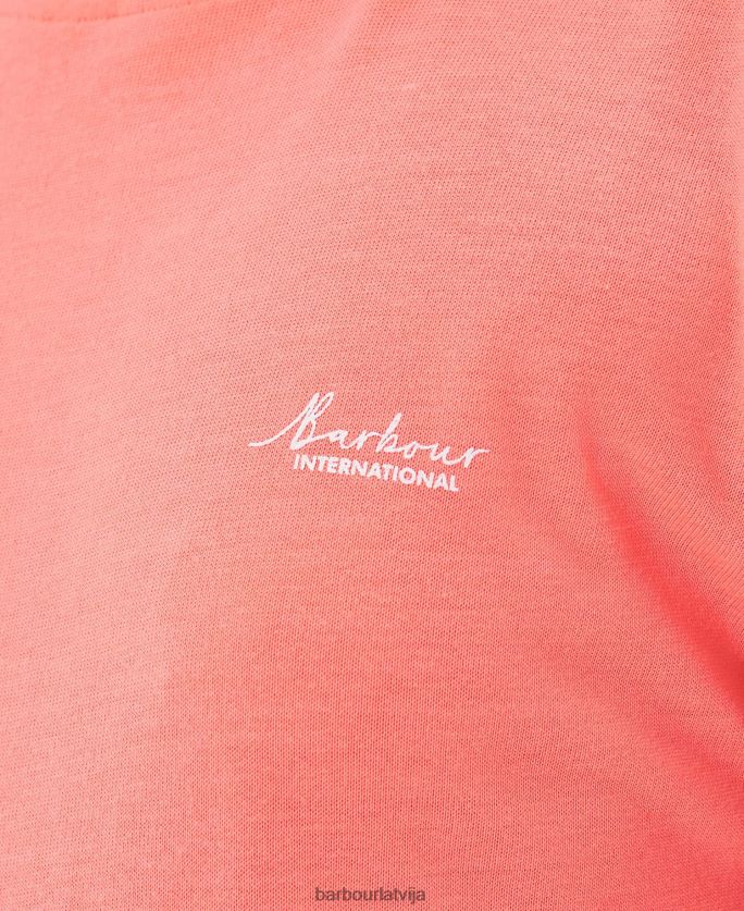 Barbour sievietes Sandersona t-krekls P8J88A1687 apģērbs atomu koraļļi