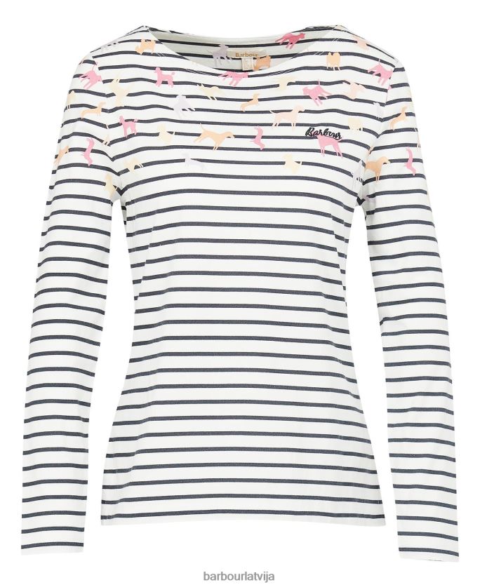 Barbour sievietes bradley drukas tops P8J88A1738 apģērbs mākoņdruka