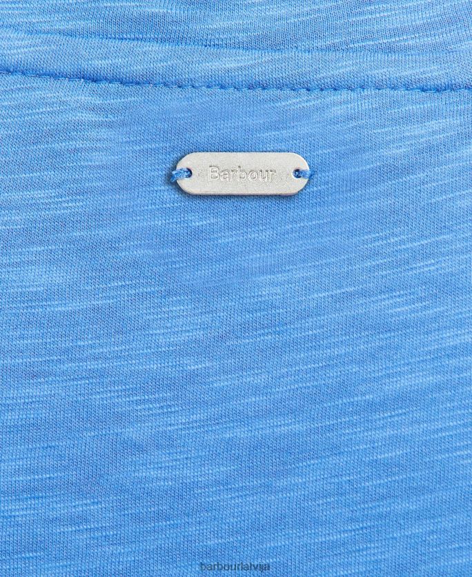 Barbour sievietes darla tops P8J88A1756 apģērbs zilā zvaniņa