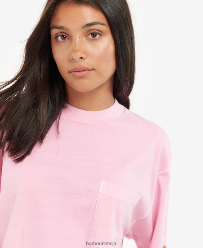 Barbour sievietes galica top P8J88A1730 apģērbs rozā simpātiju