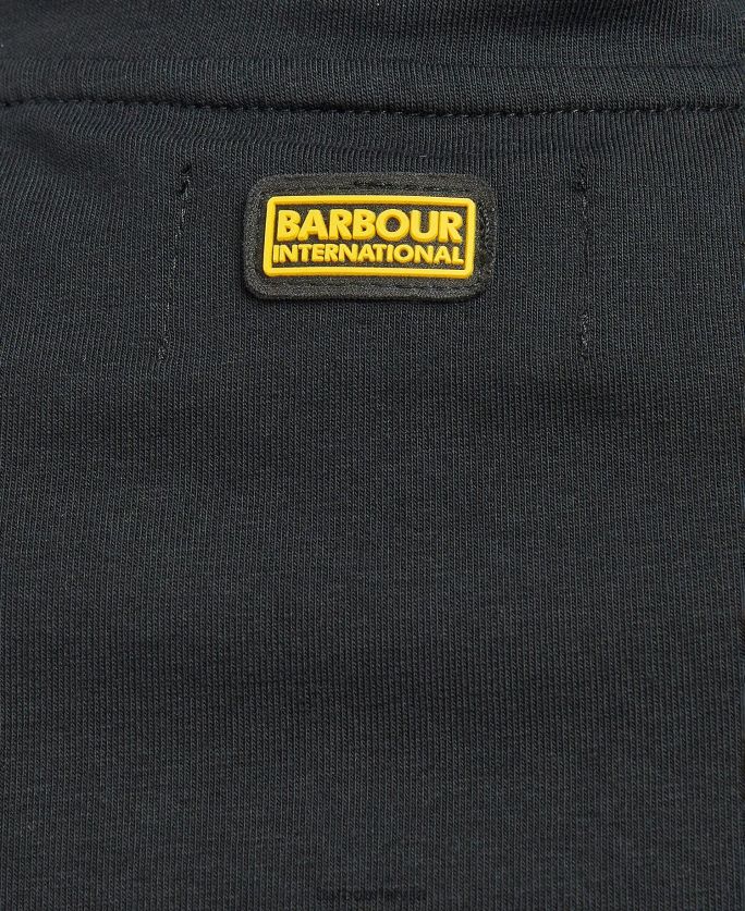 Barbour sievietes kasuki pusrāvējslēdzēja augšdaļa P8J88A1672 apģērbs klasisks melns