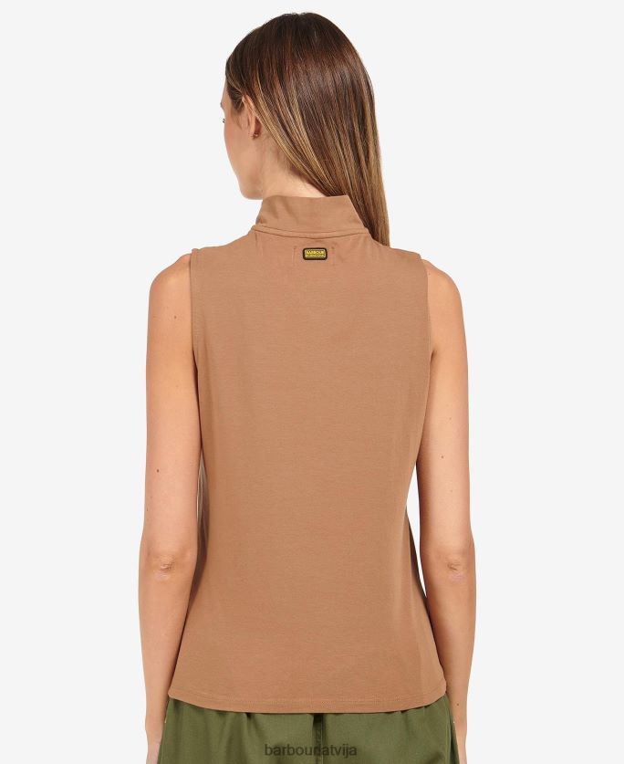 Barbour sievietes kasuki pusrāvējslēdzēja augšdaļa P8J88A1702 apģērbs klasisks melns