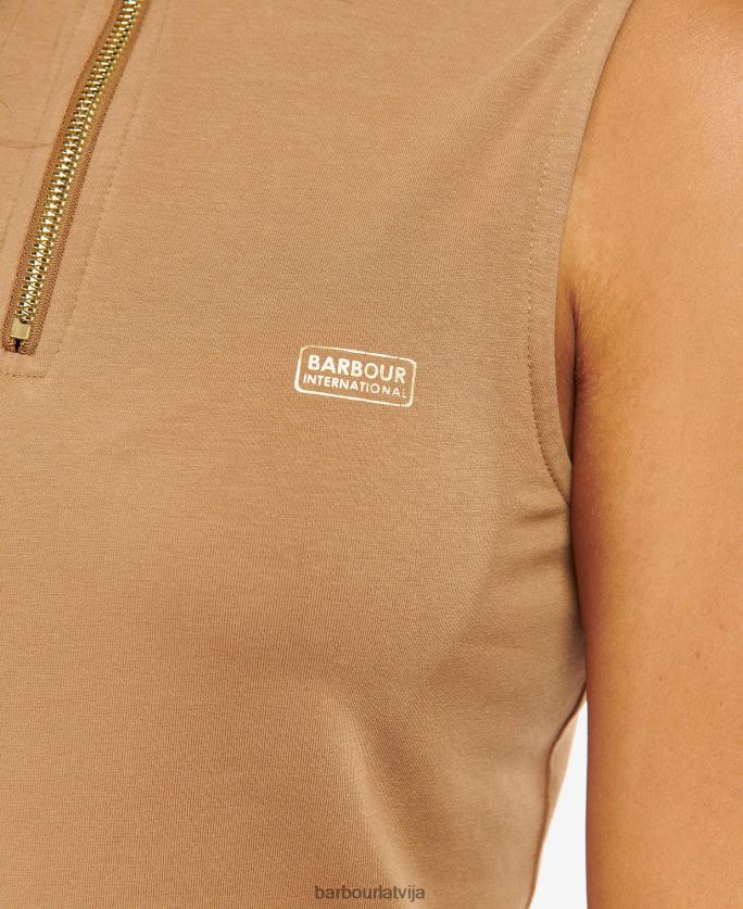 Barbour sievietes kasuki pusrāvējslēdzēja augšdaļa P8J88A1702 apģērbs klasisks melns
