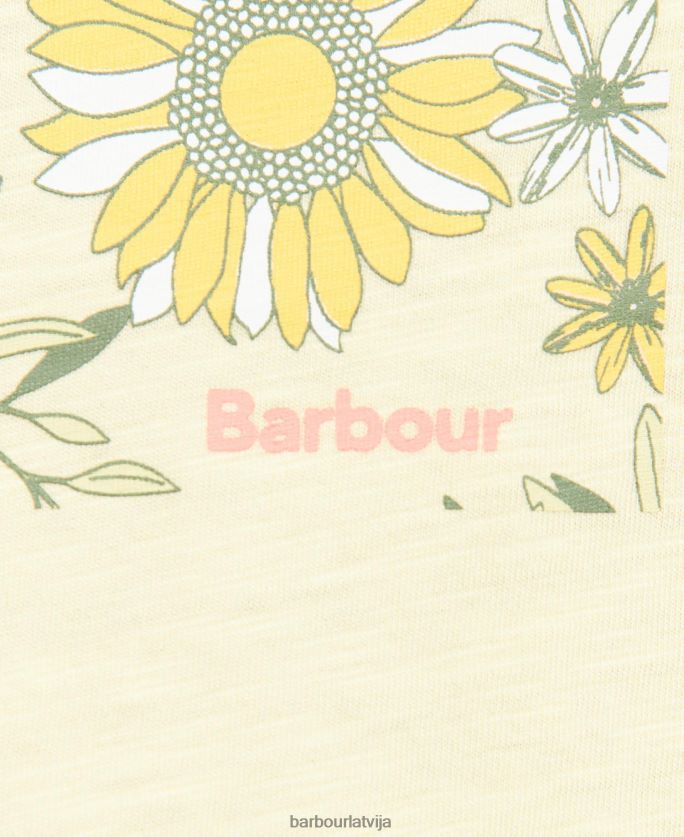 Barbour sievietes koralīnas t-krekls P8J88A1744 apģērbs paniņas