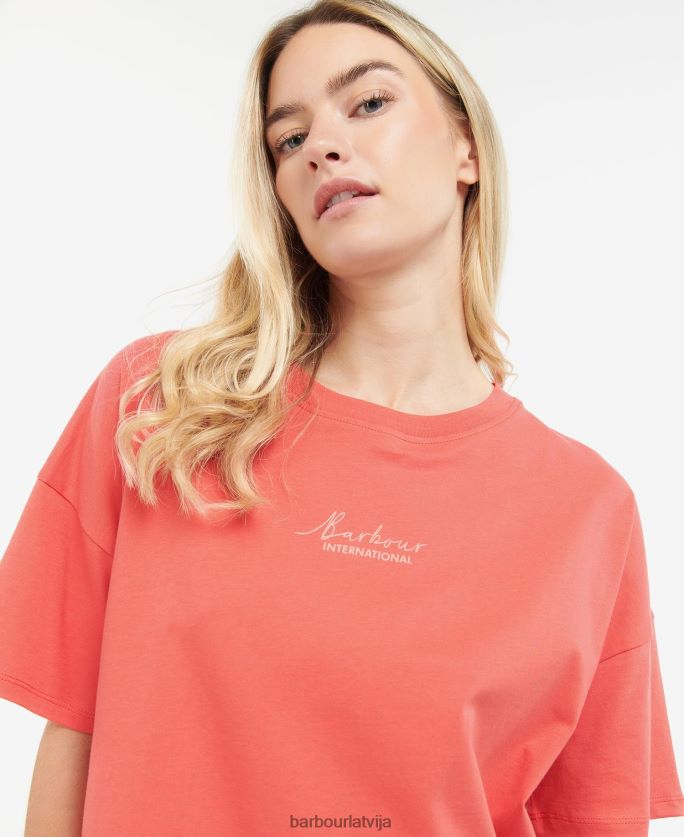 Barbour sievietes labirinta augšdaļa P8J88A1700 apģērbs kajēna