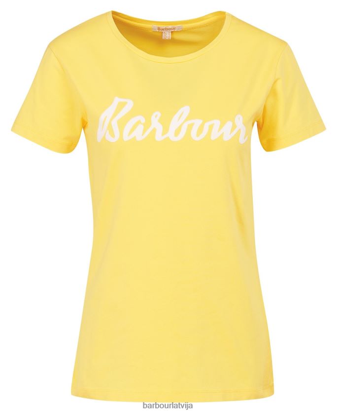 Barbour sievietes otterburn t-krekls P8J88A1696 apģērbs tumši/balts