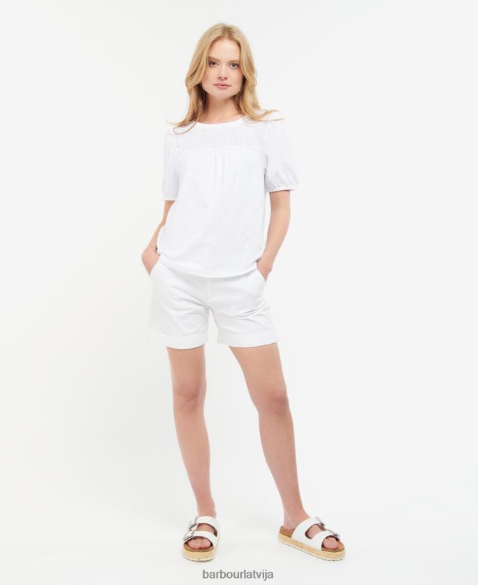 Barbour sievietes pērļu tops P8J88A1669 apģērbs olīvkoks