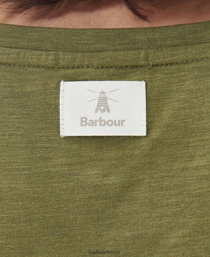 Barbour sievietes pērļu tops P8J88A1759 apģērbs olīvkoks