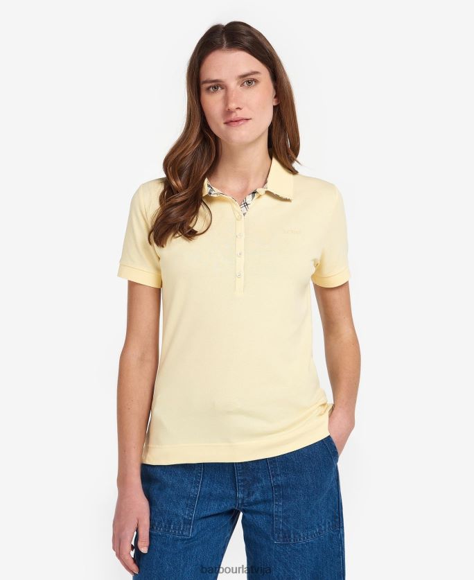 Barbour sievietes portsdown augšdaļa P8J88A1650 apģērbs rozā/indigo tartāns