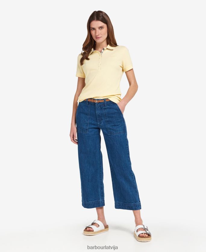 Barbour sievietes portsdown augšdaļa P8J88A1650 apģērbs rozā/indigo tartāns