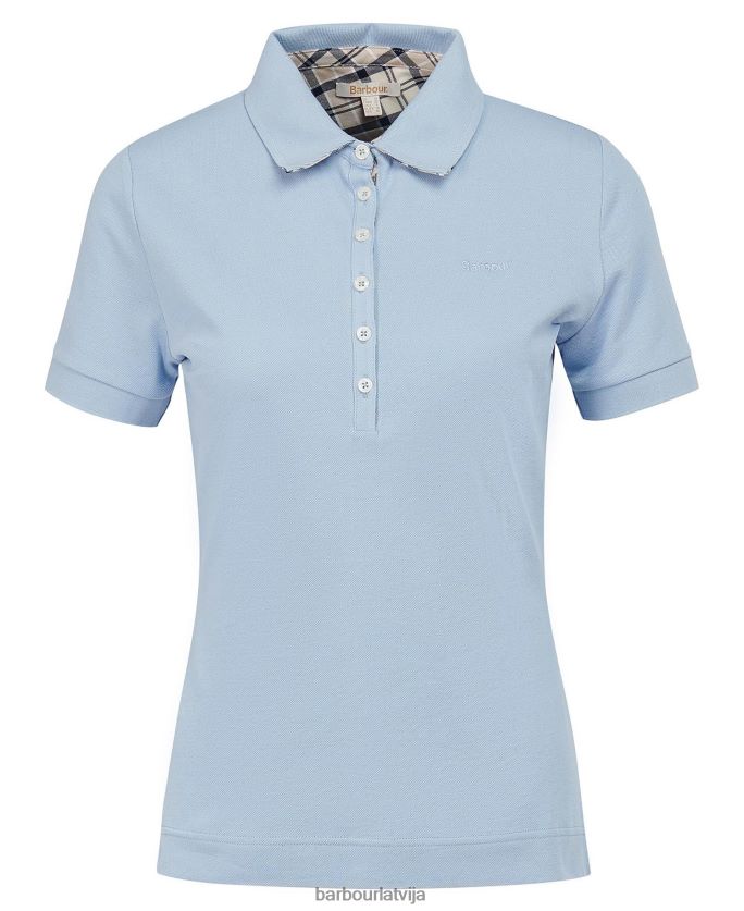 Barbour sievietes portsdown augšdaļa P8J88A1758 apģērbs rozā/indigo tartāns