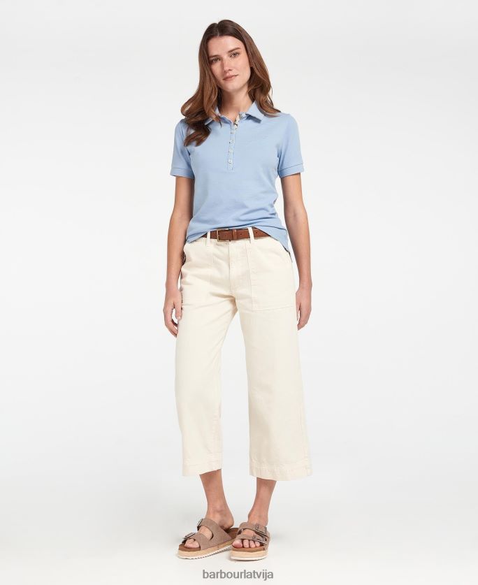 Barbour sievietes portsdown augšdaļa P8J88A1758 apģērbs rozā/indigo tartāns