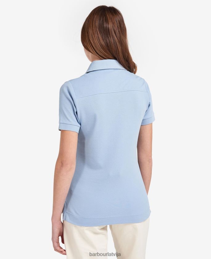 Barbour sievietes portsdown augšdaļa P8J88A1758 apģērbs rozā/indigo tartāns