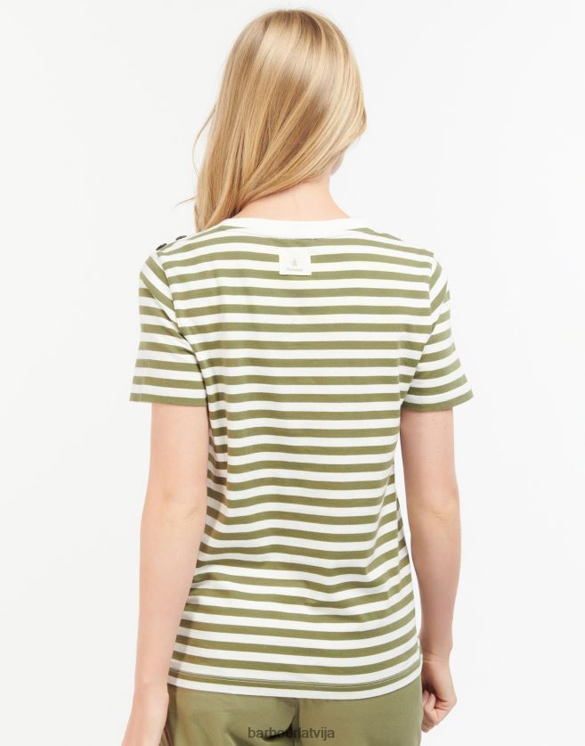 Barbour sievietes prāmja augšdaļa P8J88A1671 apģērbs flote