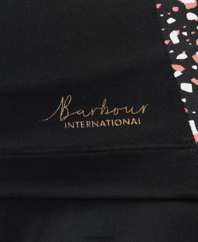 Barbour sievietes spīdveja tops P8J88A1725 apģērbs klasisks melns