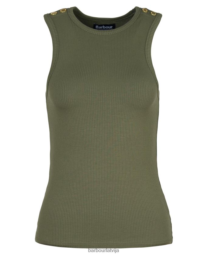 Barbour sievietes stretton top P8J88A1742 apģērbs laima sorbets