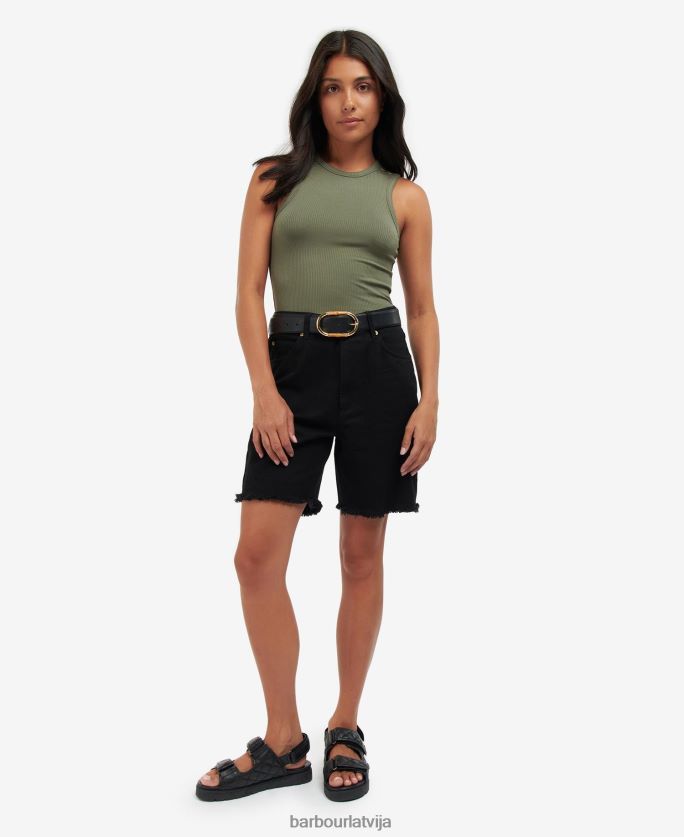 Barbour sievietes stretton top P8J88A1742 apģērbs laima sorbets