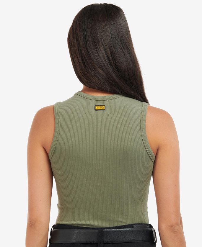 Barbour sievietes stretton top P8J88A1742 apģērbs laima sorbets