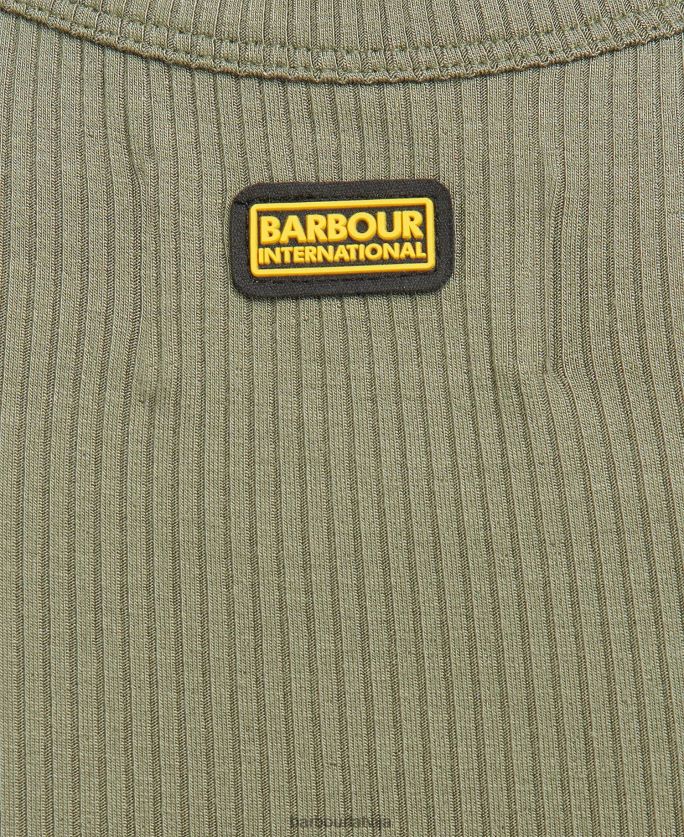 Barbour sievietes stretton top P8J88A1742 apģērbs laima sorbets