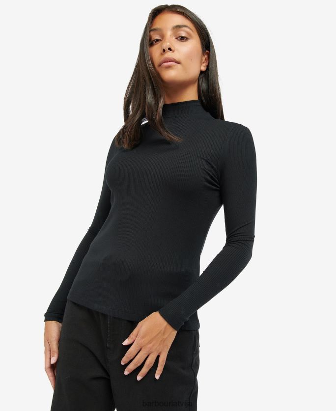 Barbour sievietes vetela tops P8J88A1708 apģērbs klasisks melns