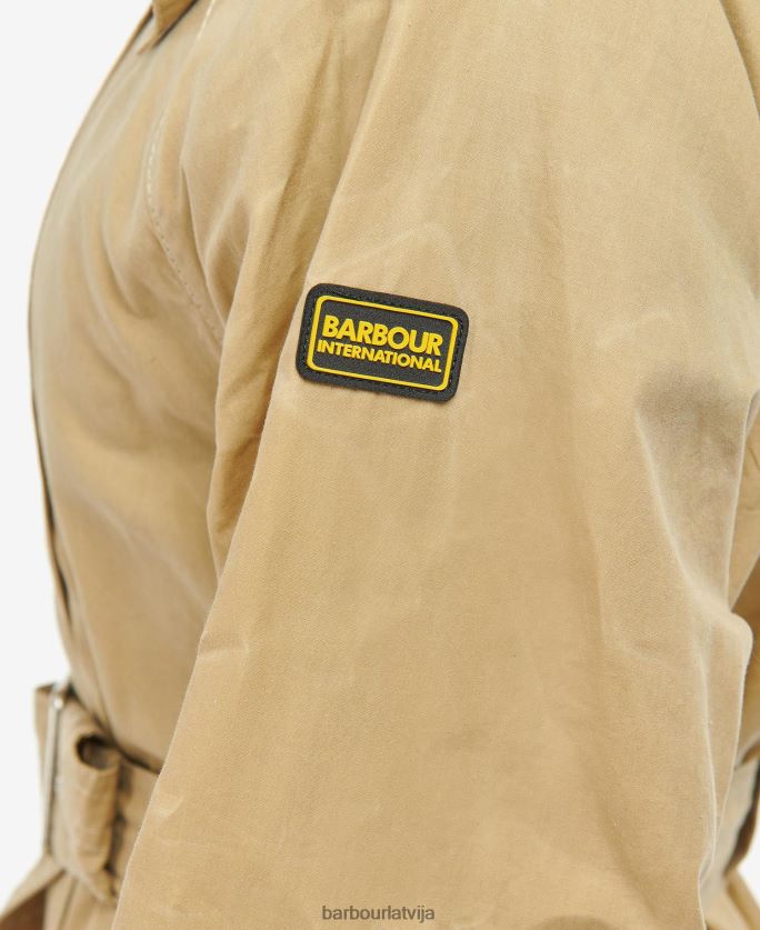 Barbour sievietes Rossin dušas necaurlaidīgs mētelis P8J88A1529 apģērbs pusnakts zaļš/pusnakts zaļš čeks