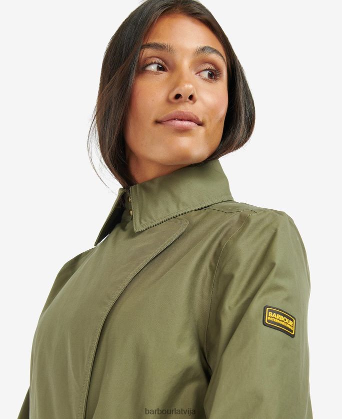 Barbour sievietes elektriski konstruēts ūdensizturīgs uzrakts P8J88A1534 apģērbs melnā/northumberland čeka