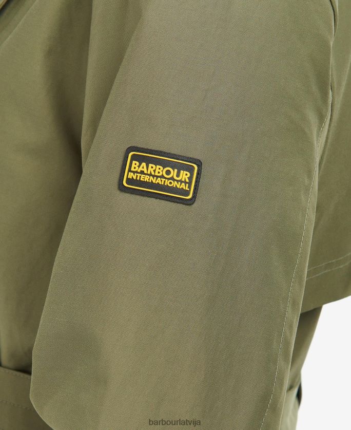Barbour sievietes elektriski konstruēts ūdensizturīgs uzrakts P8J88A1534 apģērbs melnā/northumberland čeka