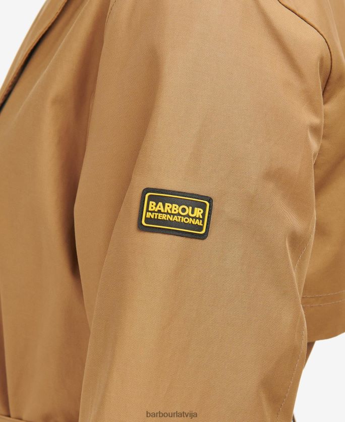 Barbour sievietes elektriski konstruēts ūdensizturīgs uzrakts P8J88A1540 apģērbs melnā/northumberland čeka