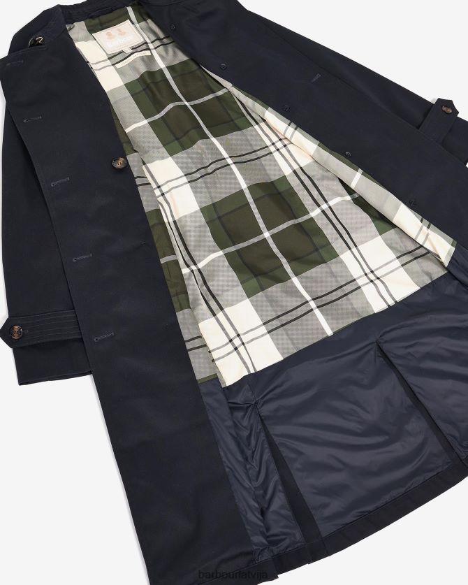 Barbour sievietes greta dušas drenāžas mētelis P8J88A1531 apģērbs pusnakts / rožkoka tartāns