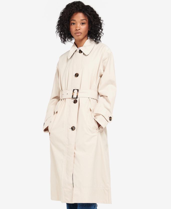 Barbour sievietes somerland trencis P8J88A1523 apģērbs tumša flote/senā papele