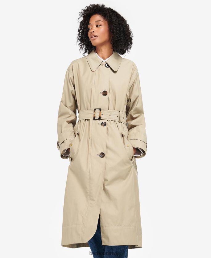 Barbour sievietes somerland trencis P8J88A1530 apģērbs tumša flote/senā papele