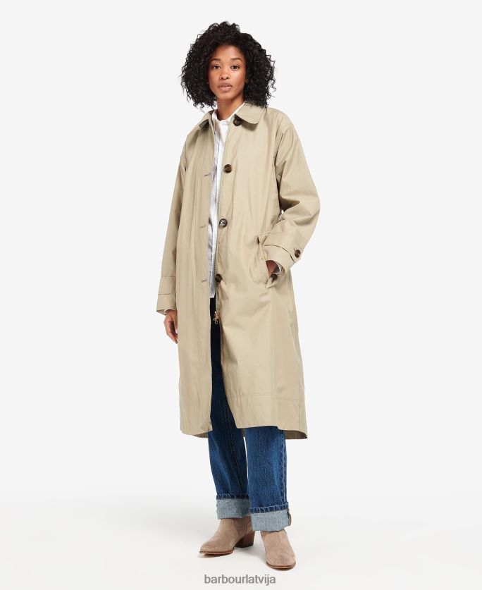 Barbour sievietes somerland trencis P8J88A1530 apģērbs tumša flote/senā papele