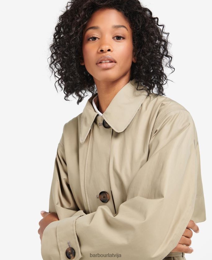 Barbour sievietes somerland trencis P8J88A1530 apģērbs tumša flote/senā papele