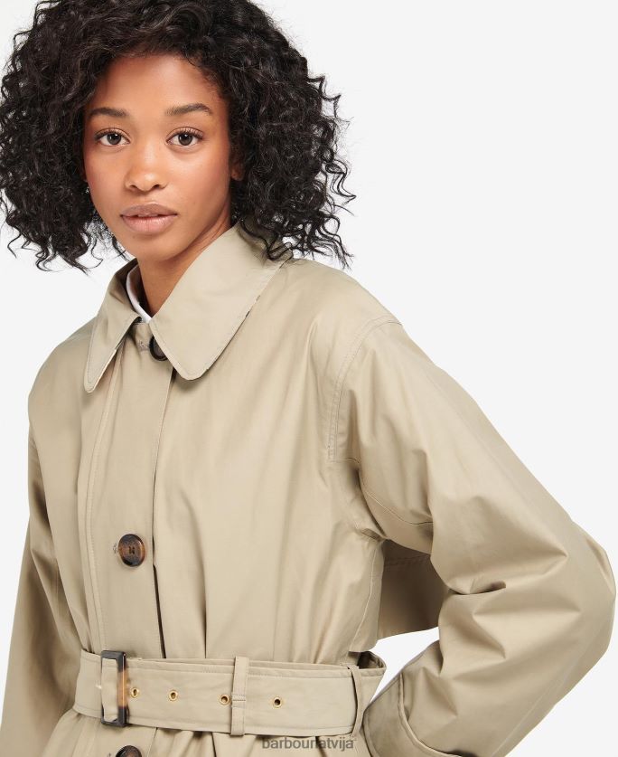 Barbour sievietes somerland trencis P8J88A1530 apģērbs tumša flote/senā papele