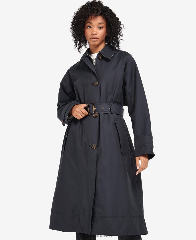 Barbour sievietes somerland trencis P8J88A1533 apģērbs tumša flote/senā papele