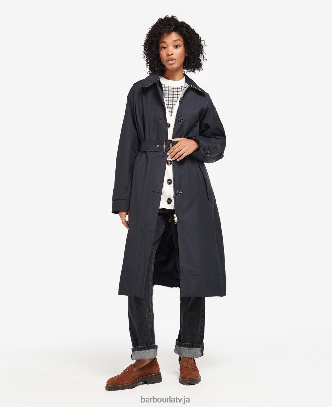 Barbour sievietes somerland trencis P8J88A1533 apģērbs tumša flote/senā papele