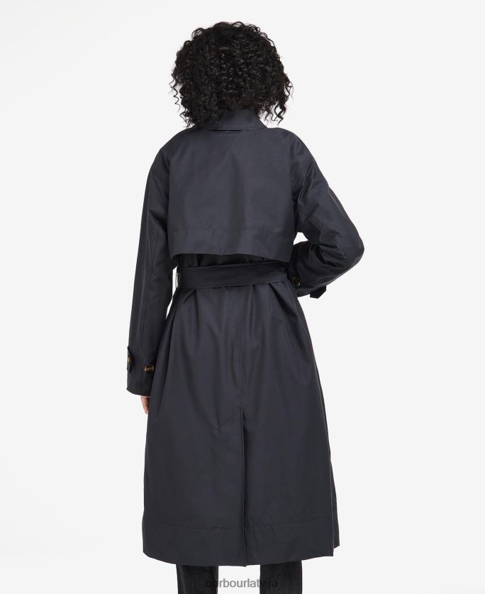 Barbour sievietes somerland trencis P8J88A1533 apģērbs tumša flote/senā papele