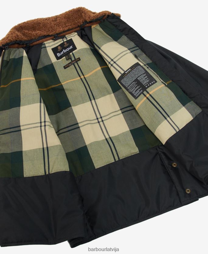 Barbour sievietes carloway vaska jaka P8J88A1385 apģērbs paparde/klasiskais tartāns