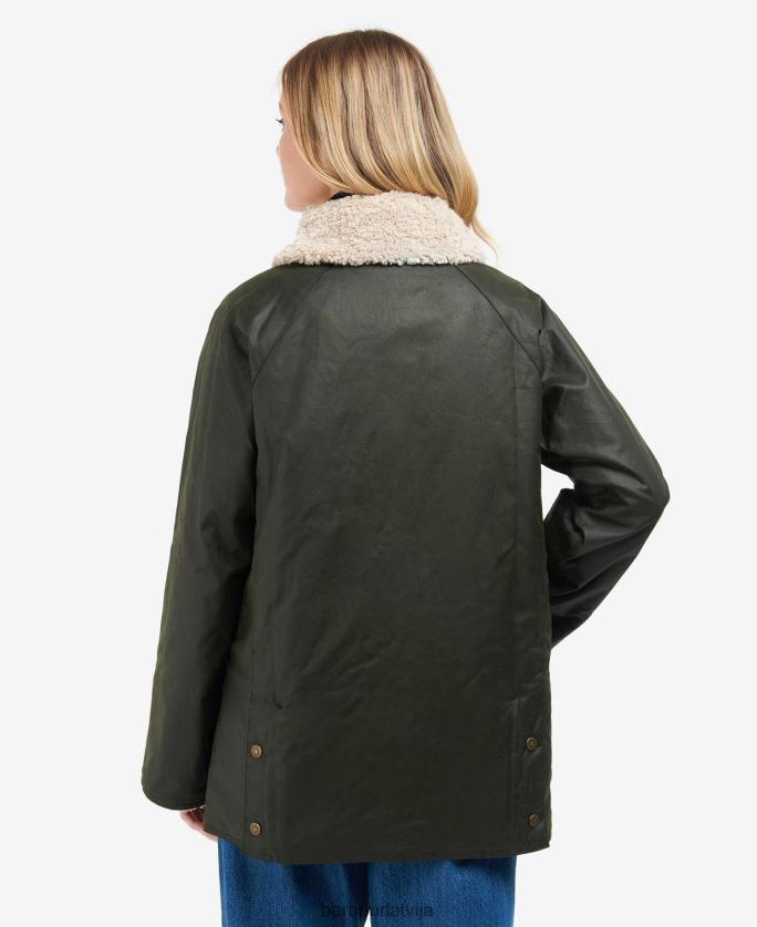 Barbour sievietes carloway vaska jaka P8J88A1390 apģērbs paparde/klasiskais tartāns