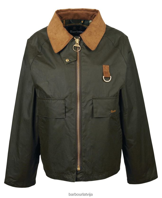 Barbour sievietes eddleston vaskota jaka P8J88A1367 apģērbs arhīvs olīvu/seno