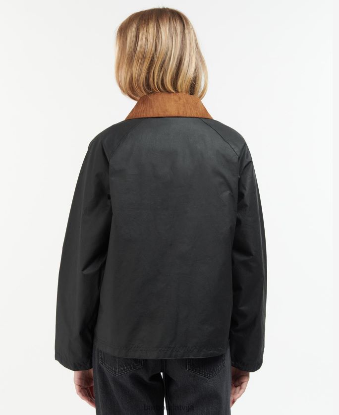 Barbour sievietes eddleston vaskota jaka P8J88A1383 apģērbs arhīvs olīvu/seno