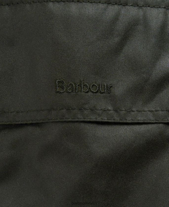 Barbour sievietes gunnister vaska jaka P8J88A1375 apģērbs melns/senais tartāns