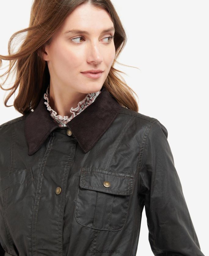 Barbour sievietes jostas beadnell vaskota jaka P8J88A1394 apģērbs zemniecisks/klasisks