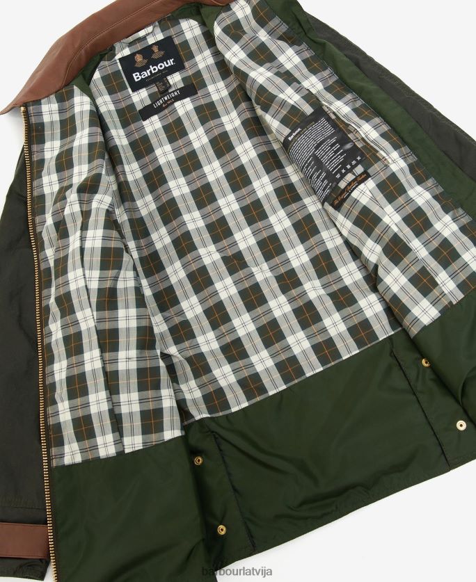 Barbour sievietes premium beadnell vaskota jaka P8J88A1387 apģērbs arhīvs olīvu/seno