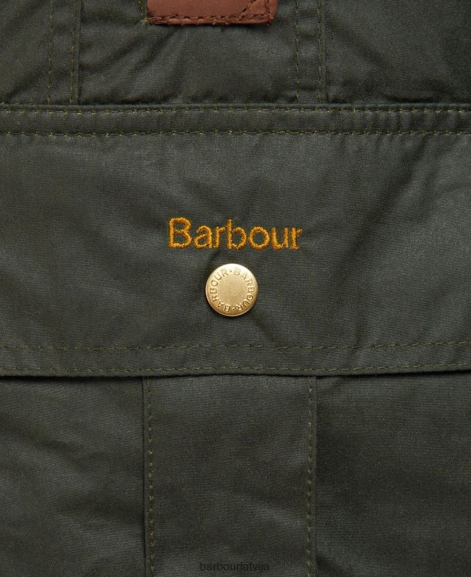 Barbour sievietes premium beadnell vaskota jaka P8J88A1387 apģērbs arhīvs olīvu/seno